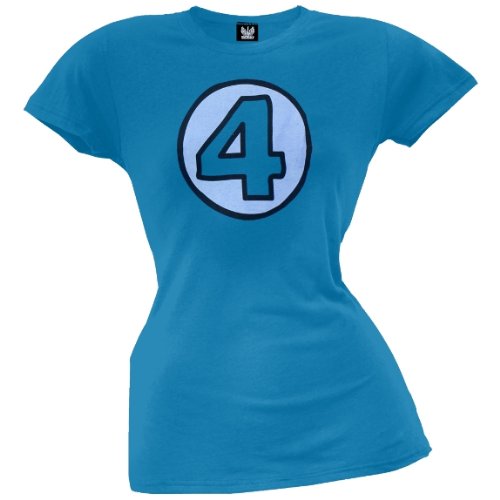 Fantastic Four - Logo Juniors T-Shirt