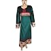 Embroidered Tunic Long Sleeve Cotton Caftan Size 3XL