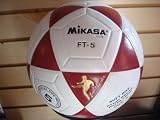 MIKASA FT-5 SOCCER BALL (RED/ WHITE)