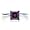 Sterling Silver 925 Princess Amethyst Cubic Zirconia CZ Solitaire Ring - Nickel Free Engagement Wedding Ring Size 5
