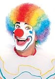 Rainbow Multi-Color Clown Wig