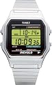 Timex - T78587 PF - Timex Original - Quartz digitale - Montre Homme - Bracelet extensible en acier inoxydable argent