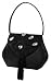 Evening Bag with Tassel and Clear stones (Black)