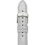 MICHELE 20mm Silver Alligator Strap