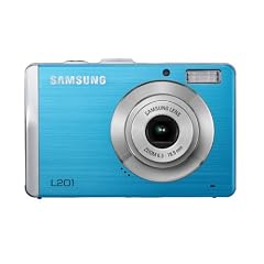 Samsung L201 Digitalkamera (10,2 Megapixel, 3-fach opt. Zoom, 6,9 cm (2,7 Zoll) Display, Bildstabilisator) blau