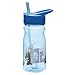 Zak! Designs Tritan Water Bottle with Flip-Up Spout and Straw with Olaf from Frozen, Break-resistant and BPA-free Plastic, 16.5 oz.