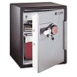 Electronic Safe, 2 ft3, 18-19/32w x 19-5/16d x 23-3/4h, Black/Gunmetal Gray