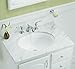 KOHLER K-2336-0 Devonshire Undercounter Bathroom Sink, White