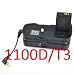 High Quality Vertical Battery Grip For Canon EOS 1100D Rebel T3 LP-E10 Battery