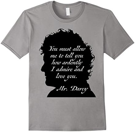 Men's Mr. Darcy T-Shirt Medium Slate