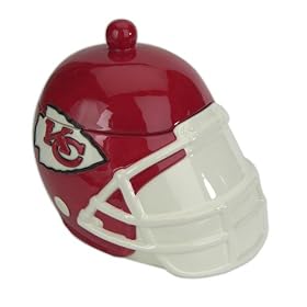NFL Kansas City Chiefs 2-in-1 Ceramic Soup Tureen Cookie Jar by