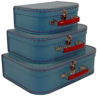 Resource International 8943000 kidSTYLE Euro Suitcases Soft Blue