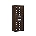 Salsbury Industries 3810S-08ZFU 4C Surface Mounted Horizontal Mailbox, Bronze