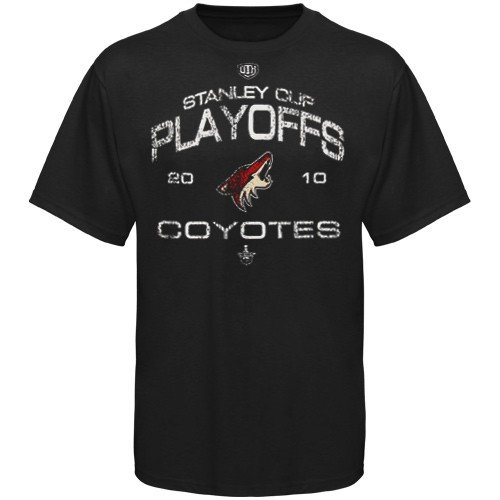 Old Time Hockey Phoenix Coyotes Black Buller 2010 Stanley Cup Playoffs T-shirt (Large)
