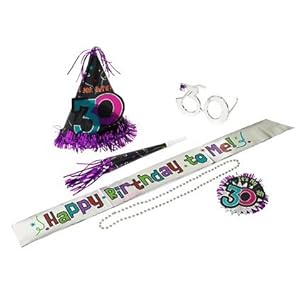 30th Birthday Party Supplies Kit - 6 Fun Favors 30th Birthday Party Supplies Kit - 6 Fun Favors