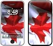 Canadian Flag Design Decorative Skin Decal Sticker for Apple 3G iPhone/ Apple iPhone 3GS 3G S