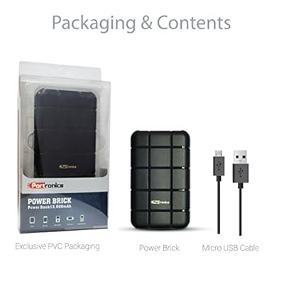 Portronics Power Brick 13000mAH Power Bank (Black)