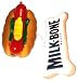 Milk-Bone Vinyl Squeaky Chew Dog Toy - Hot Dog (1 Toy)