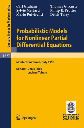 Probabilistic Models for Nonlinear Partial Differential Equations: Lectures given at the 1st Session of the Centro Internazionale Matematico Estivo ... 1995 (Lecture Notes in Mathematics, 1627)