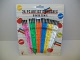 24 Pc Artist's Brushes