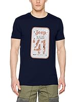 Jeep Camiseta Manga Corta O100527 (Azul)
