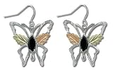 Landstroms Black Hills Gold and Silver Butterfly Earrings - ER988SS Landstroms Black Hills Gold and Silver Butterfly Earrings - ER988SS