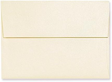 High Quality Metallic Envelope A7(5-1/4x7-1/4) - Metallic Pearl White (100 Qty)