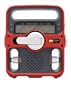 Et�n FR600R Solarlink Self-Powered Digital AM/FM/SW/NOAA S.A.M.E. Weather Radio with Flashlight, Siren, Solar Power and Cell Phone Charger (Red)