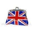 London Souvenir, Ladies PVC Coin Purse - Union Jack'