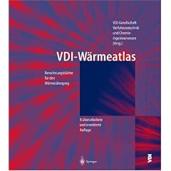 VDI W�rmeatlas. Berechnungsbl�tter f�r den W�rme�bergang (VDI-Buch)