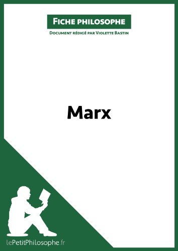 Marx (Fiche philosophe): Comprendre la philosophie avec lePetitPhilosophe.fr (Grands Philosophes t. 28) (French Edition)