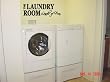 The LAUNDRY ROOM Loads of Fun Wall Art Decal Sticker, Black