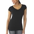 Juniors' Mossimo Supply Co. Short-Sleeve V-Neck Tee - Ebony