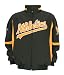 MLB Oakland Athletics Adult Long Sleeve Therma Base Home Premier Jacket, XL