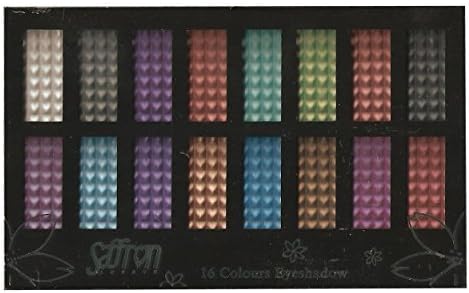 Saffron 16 Colours Eyeshadow Palette by Saffron Cosmetics