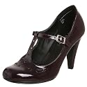 Mia Women's Mabel T-Strap Pump,Plum,8 M US