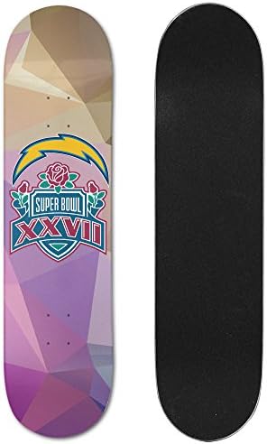 Geek Super Bowl Skate Board Skateboard Unisex Adult Double Slide Skateboard 31inch Deck / Board