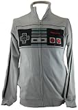 Nintendo Entertainment System Mens Track Jacket - (NES) Classic Controller Image on Gray