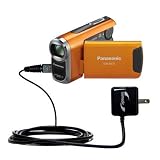 Rapid Wall Home AC Charger for the Panasonic SDR-SW21 Video Camera - uses Gomadic TipExchange Technology