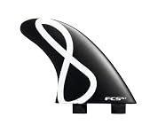 FG7 Fiberglass Fin Set Black White