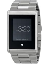Phosphor Unisex TT07 Touch Time Digital Display Quartz Silver Watch