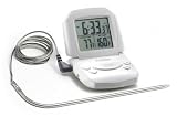 Polder 602-90 Digital Cooking Timer/Thermometer and Clock, White