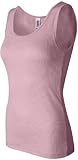 Bella Ladies 2x1 Rib Boybeater Tank Top. 4000 - Soft Pink 4000 L