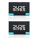 Dude Wipes, Flushable Single Moist Wipes, with Aloe Vera (30 Each, Pack of Two)