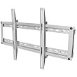 Silver 34" To 63" Universal Fixed Flat Panel Mount