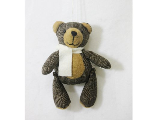 St. Nicholas Square Winter Cabin Bear Ornament St. Nicholas Square Winter Cabin Bear Ornament