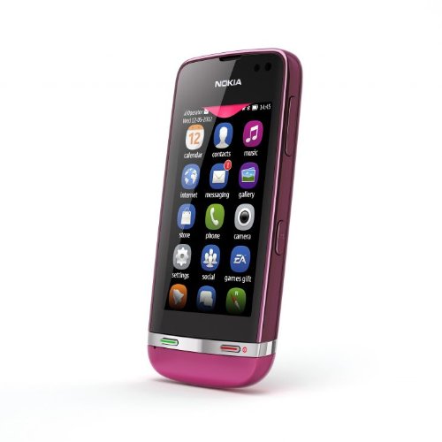 Nokia Asha 311 Rose Red 2GB included Factory Unlocked International Version PENTA BAND 3G HSDPA 850 / 900 / 1700 / 1900 / 2100 by Nokia