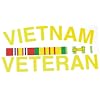 Vietnam Veteran Window Sticker Decal