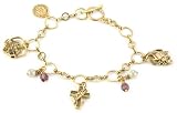 The Vatican Library Collection Faith, Love & Joy Charm Bracelet