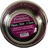 ProSelect Stainless Steel Pet Dish Classic Mat 2 Qt Width=8